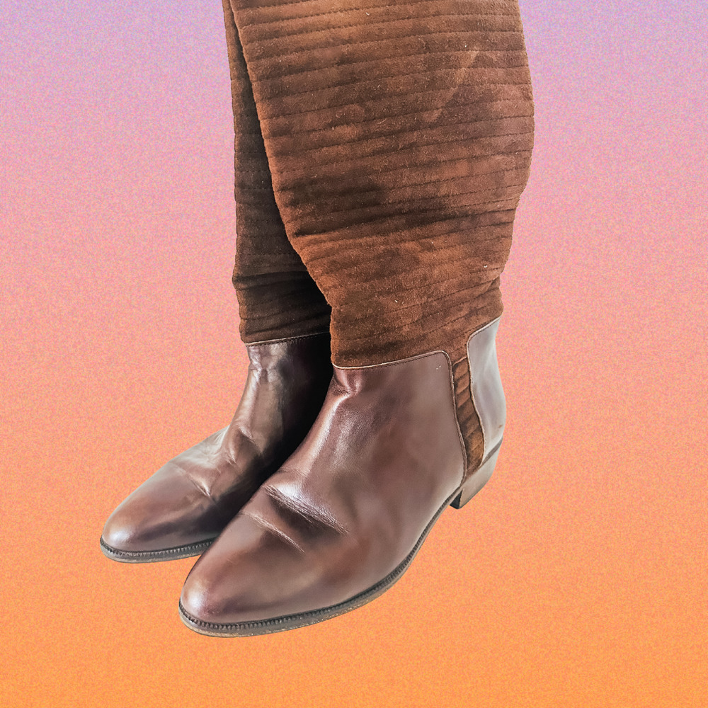 Vintage Saks Fifth Avenue Tall Brown‎ Boots